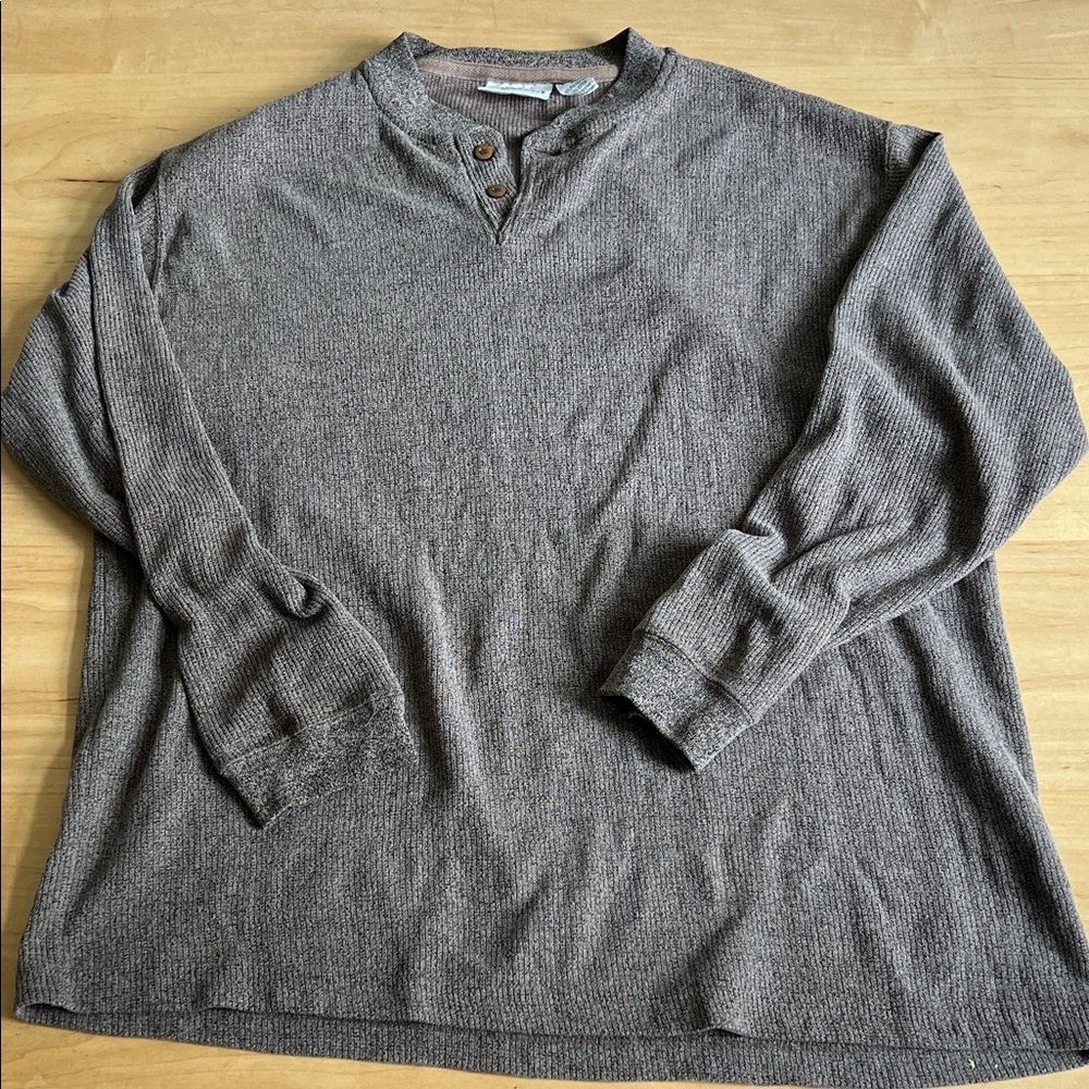 Men's Brown Knightsbridge Henley Shirt
